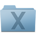 System Folder Blue icon